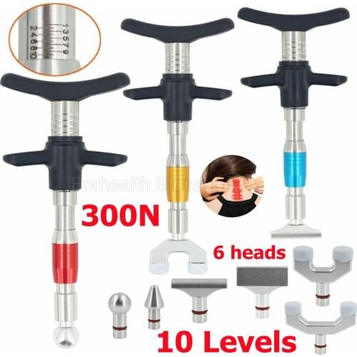 Manual Chiropractic Gun Chiropractic Adjusting Tool For Spinal Pain Backbone Modulation Massager 10 Levels Spine Correction Gun