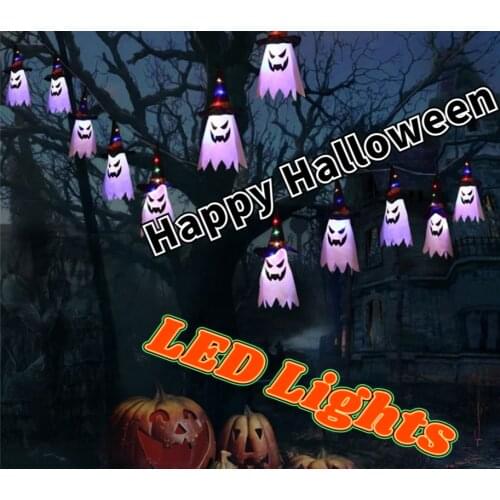 2021 Halloween Glowing Wizard Hat LED Lights Wizard Cap Pointed Hat Cap Halloween Costume Props Home Party Yard Decorations