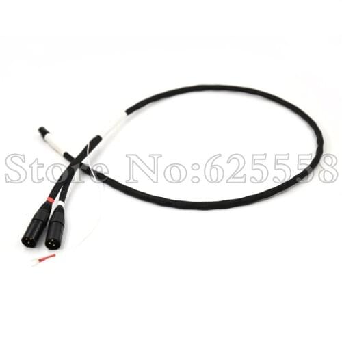 1.2M/pcs PCOCC silver plated Tonarm Cable 5 Pin DIN & XLR MaleTurntables Analog Cable with Cardas extension cable