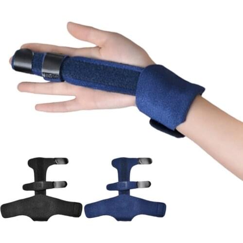 1pc Finger Splint Straightener Corrector Brace Support Unique Pain Relief Trigger Fracture Protection