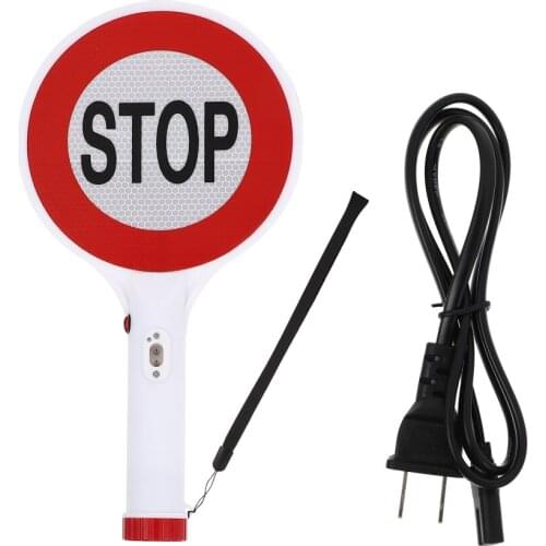 1pc Useful Warning Sign Durable Stop Sign Light Creative Traffic Sign Light