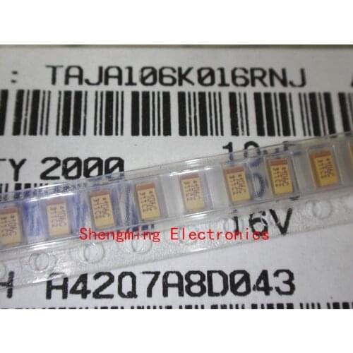 100PCS 1206 16V 10uF 106C 3216A A-Type SMD tantalum capacitor