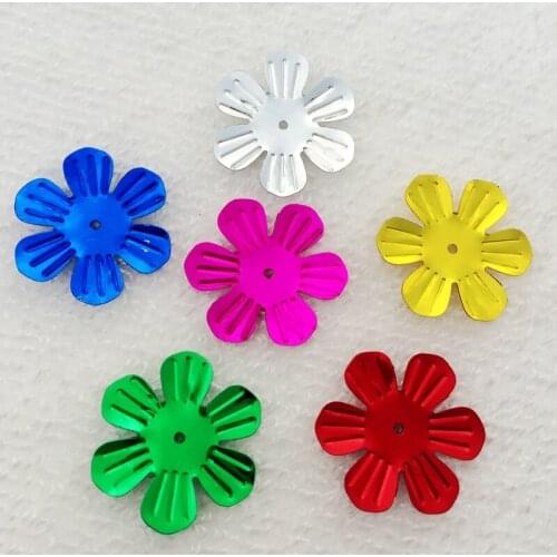 150pcs 22mm Sequin flower For Paillette Sewing Scrapbooking wedding decoration lentejuelas AB Crafts-C45A