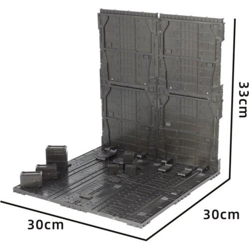 30x30x33cm/30x30x31cm/30x30x35cm/45x30x31cm Soldier Hand-made Base Special Forces Background Board for Gundam Mecha Model-Type J