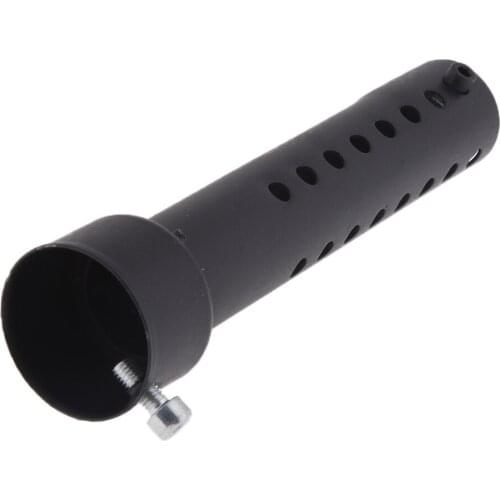 35mm Black Stainless Steel Motorcycle Exhaust Can Muffler Insert Baffle DB Killer Silencer Adjustable