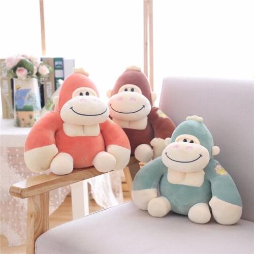 Soft Simulation Gorilla Orangutan Stuffed Baby Kids Home Shop Decor Plush Doll Toy Kid Gift