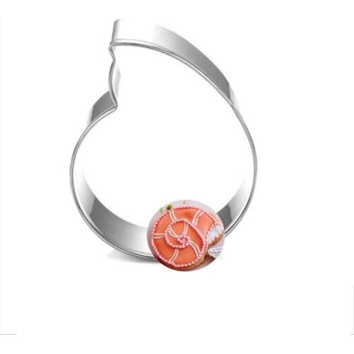 Wholesale 4/set Stainless Steel Biscuit Mold Conch Seashell Starfish Dolphin Cutting Mold Set Popular Kitchen Cake Cooking Tool