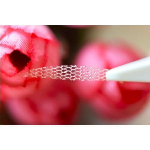 48 PCS Glue free Lace Double Eyelid Tape Makeup Tool Gauze Hollowing out Ventilation Water sticky Invisible Flesh color Big Eye