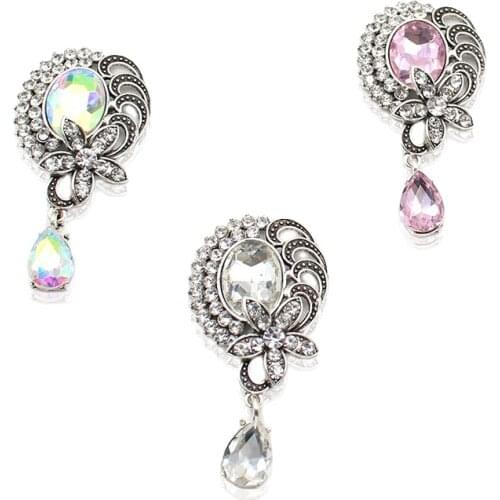 5pcs/lot 62*30MM Flower Pendant Sewing Button for Clothing Diy Manualidades Accessories Handicraft for Needlework Decorative