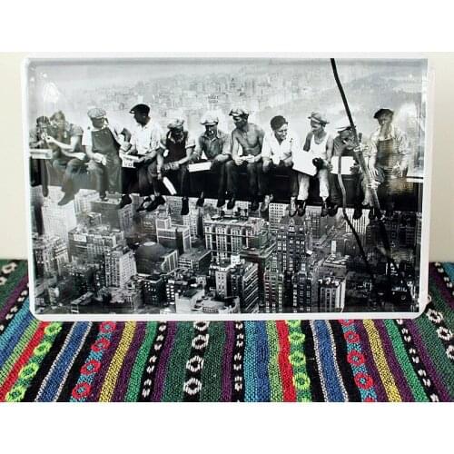 50pcs/lot Metal Sign shabby chic Metal signs wall plaque Worker in talking emblem gift F-41