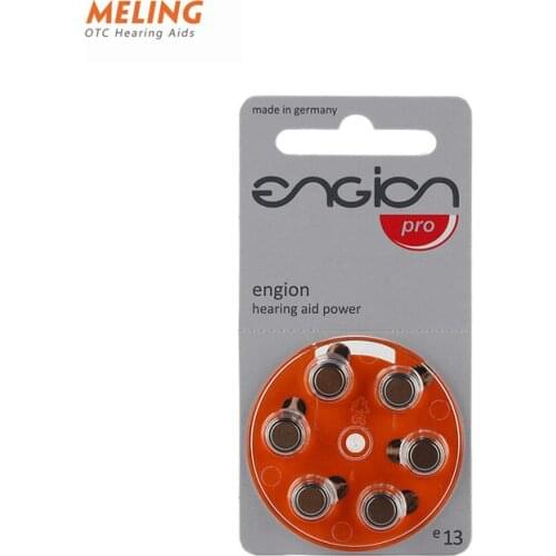 Meling ENGION Zinc Air 1.4V Battery for BTE ITE Hearing Aid e13/A13/PR48 Performance Hearing Aid Batteries made in Germany