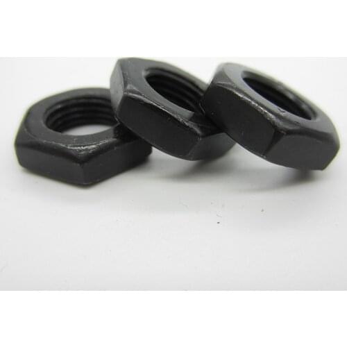 Black Grade 8.8 Carbon Steel Hex Nut Hexagonal Nut Screw Nut M6 M8 M10 M12