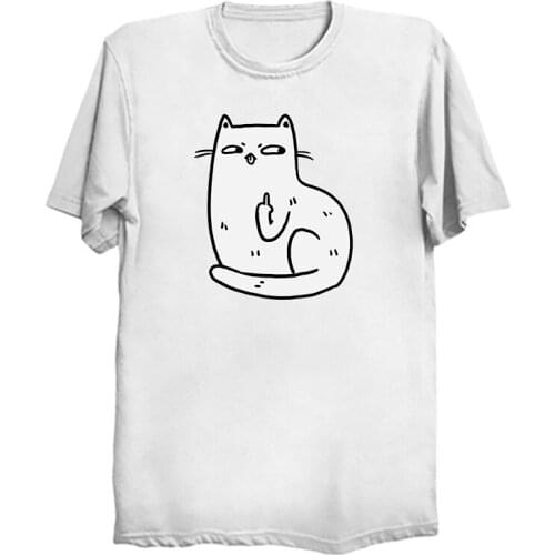 Kawaii Cat T-shirt Men Funny Men Graphic T Shirt Short Sleeve Tops Tees Aesthetic Fashion Tshirt Man Tshirt Harajuku Clothing
