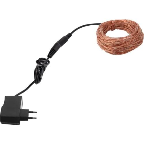 10M Copper String Lights with Adapter Waterproof Outdoor Indoor Decorative Fairy Lights for Bedroom,Patio,Garden,Wedding