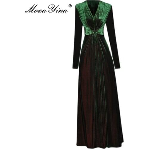 Модные платья-рубашки MoaaYina China At AliExpress