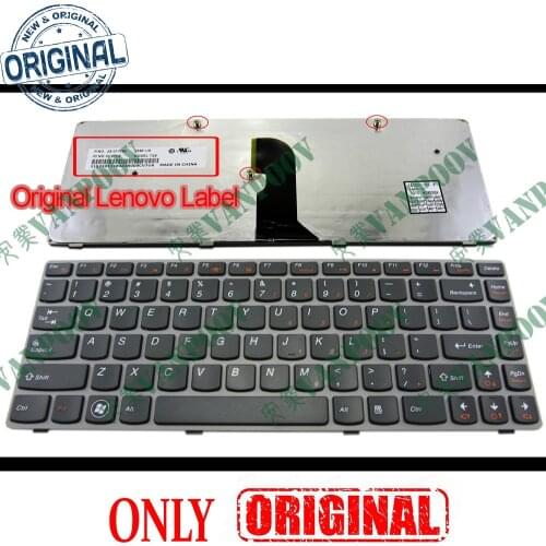 New Notebook Laptop keyboard for Lenovo Ideapad Z465 Z450 Z460 Z460A Z460G Z465G GRAY FRAME Black US - 25-010886