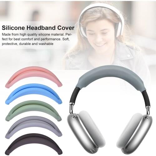 New Silicone Headband Cover For AirPods Max Washable Cushion Case For AirPods Max Headphone Ear Pads Cushion Cover Dropshipping