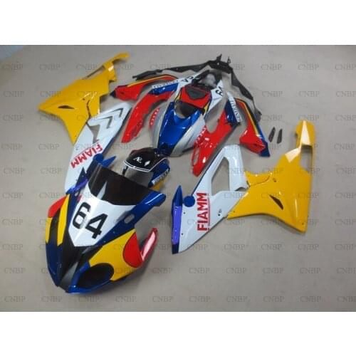 S1000 RR 2015 - 2016 Abs Fairing S 1000 RR 2016 Plastic Fairings S 1000 RR 2015 Yellow White Blue Fairings