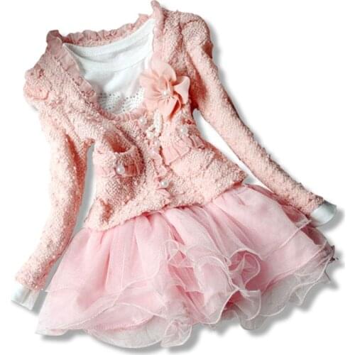 High quality Dresses Spring Autumn Clothes Children Dress Girls Dress