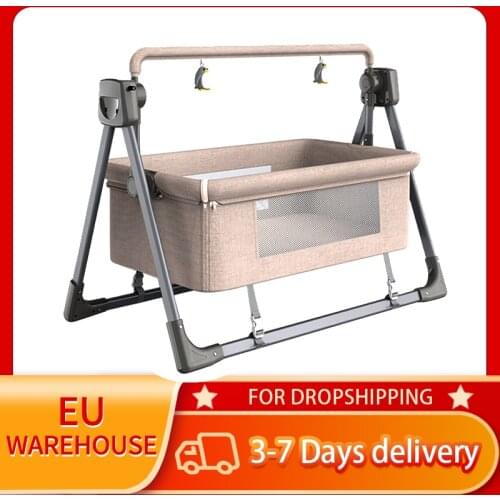 Baby Crib Cradle Newborn Movable Portable Nest Crib Baby Travel Bed Game Bed with Mosquito Net Sleeping Bed Baby Rocking Bed