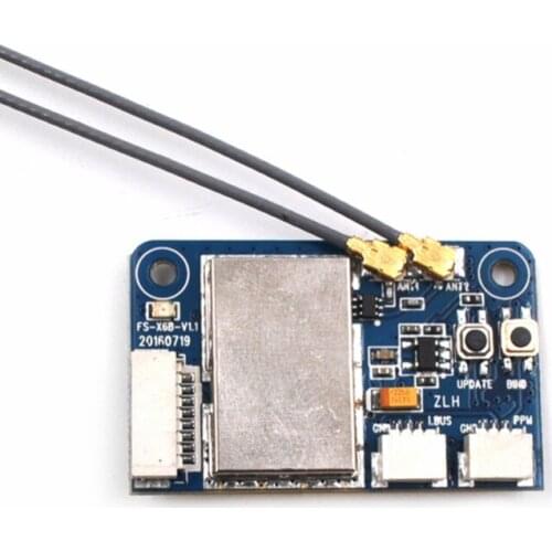 Original Flysky FS-X6B FS X6B 2.4G PPM i-BUS 6CH Receiver For Rc Quadcopter FS-I6X FS-i4 FS-i6 FS-i6S Transmitter