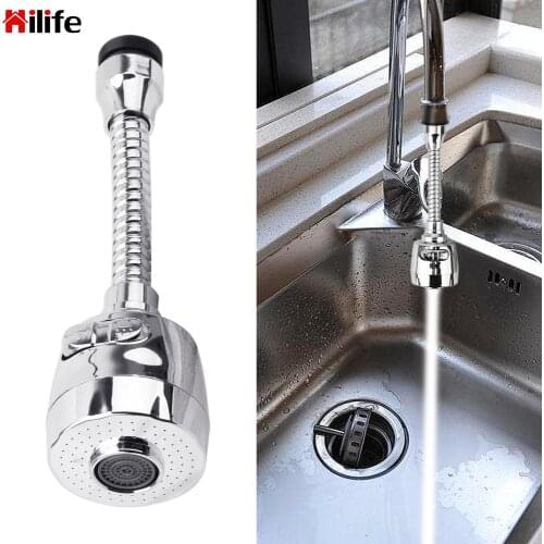2 Modes Adjustable Nozzle Filter Splash Extension Shower Bathroom Kitchen Tools Water Saving 360 Degree Rotary Swivel Faucet