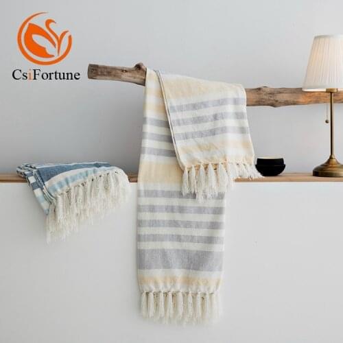 Nordic Blanket Super Soft Cotton Sofa Towel Blanket For Couch Sofa Decorative Slipcover Throws Stitching Travel Plane Blanket