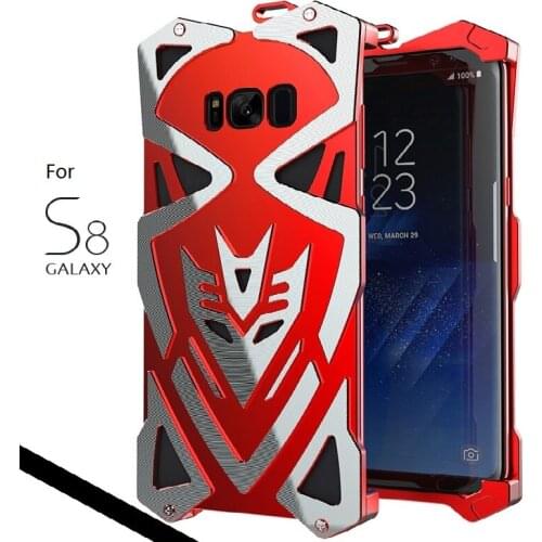 Zimon Simon Luxury Heavy Duty Aluminum Metal Shockproof Outdoor Case Cover For Samsung Galaxy S8 S8 Plus Phone Case Coque