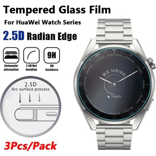 3Pack 2.5D Tempered Glass Film For Huawei Watch GT 2 2E 2Pro 42mm 46mm Screen Protector For Honor Watch Magic 2 46MM Accessories