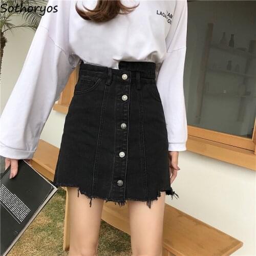 Skirts Women Elegant All-match Simple High Quality Lovely Spring Summer New Korean Style Retro Female Irregular Womens Skirt