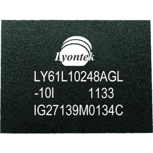 5pcs New Original LY61L10248AGL-10I 8M High Speed SRAM 1M x 8 BGA(48) 10ns 2.7 to 3.6V -40 ~ 85°C