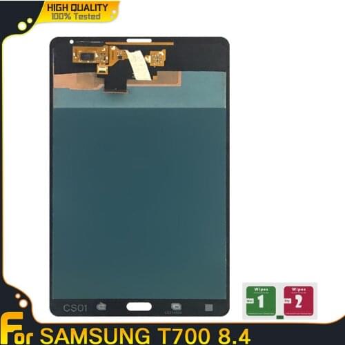 8.4'' Tablet LCD Display For Samsung Galaxy Tab S T700 T705 Panel LCD Assembly with Touch Screen Digitizer Glass High Quality