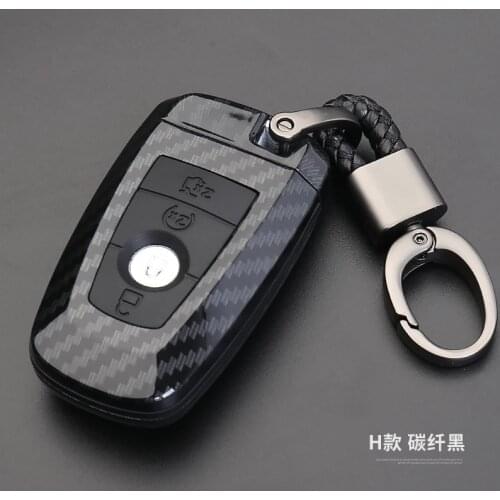 Auto accessory Remote Car Key Case ABS Key Cover Shell keychain Special For Ford Mustang 2018 Car Styling