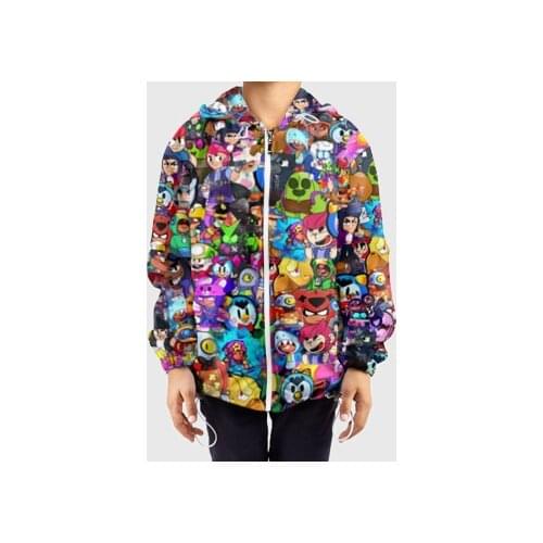 Ветровки для девочек BRAWL STARS HEROES China At AliExpress