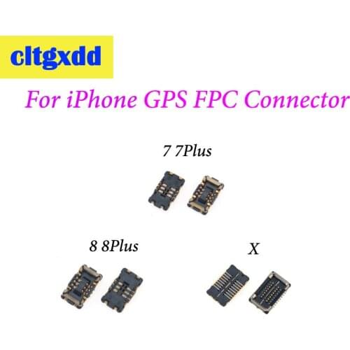 Cltgxdd GPS FPC Connector Port Dock Plug On Motherboard Mainboard For iPhone 7 7Plus 8 8Plus X