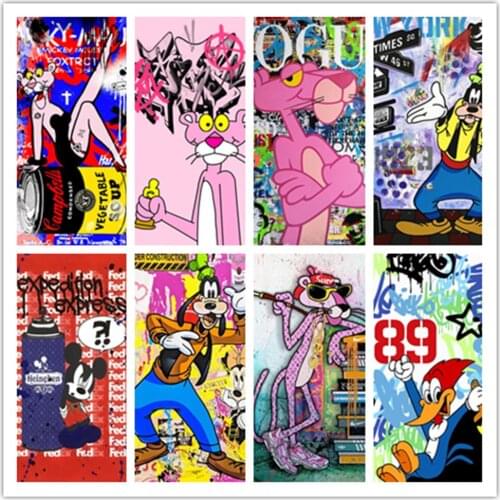 Disney DIY 5D Diamond Painting Cute Cartoon Animal Diamond Mosaic Embroidery Cross Stitch Kit Full Diamond Home Decoration Art