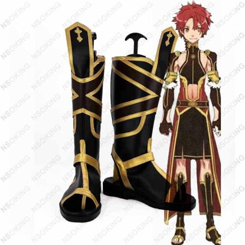 Fate Grand Order Cosplay shoes FGO Alexander Anime boots Custom-made