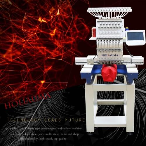 Single head cap embroidery machine like tajima computerized embroidery machine for sale