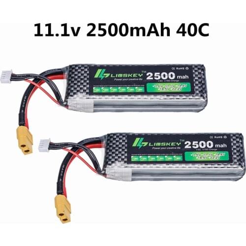 11.1v 2500mAh 40c LiPo Battery XT60/T/JST Plug For RC Car Airplane Helicopter 11.1v Rechargeable Lipo Battery 3s 803496