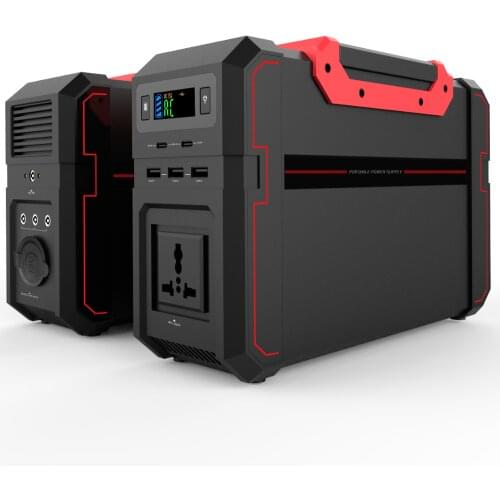 Multi-function 120000mAh AC Output 500W Max DC 10A Input 4A Outdoors Household LED Display CC/CV Power Station Supply