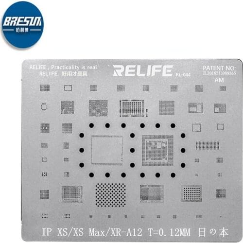 Sunshine Relife BGA Reballing Stencil Kit Thickness Tin Mesh Solder Template for iPhone 11 11pro XSMAX XS XR X 8 8P 7P 7 6P 6