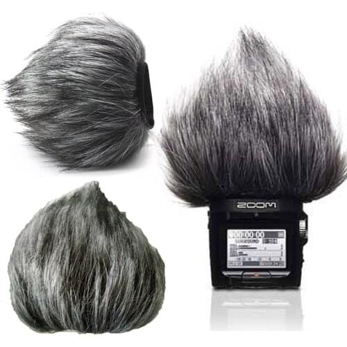Profession Microphone Furry Wind Windscreen Cover Shotgun Recorder MIC Protector For ZOOM H1 H2N H5 H6 Voice Recording Pen NEW