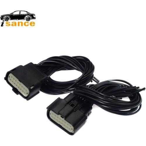 ISANCE Headlight Connector Pigtail Plug Cable Wire For Jeep Grand Cherokee Xenon HID SRT LED 2014-2018 68202814AA