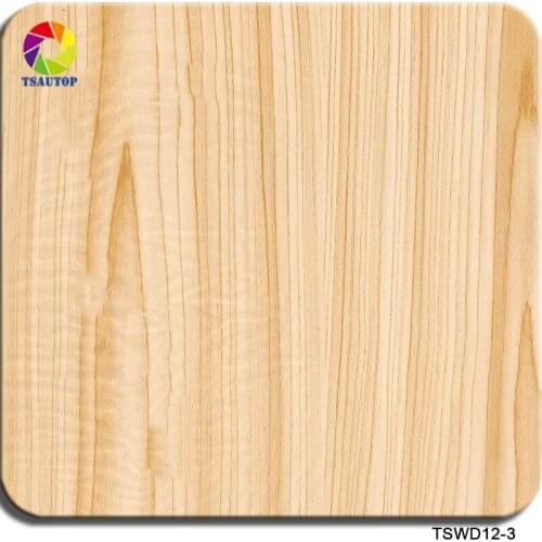 TSAUTOP Size 1m x 10m wood hydrographics transfer printing film WDF12-3