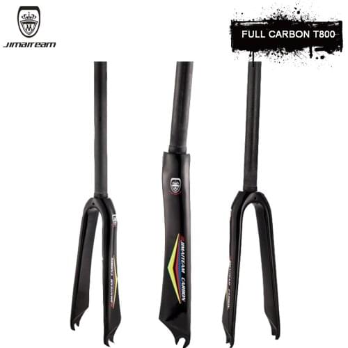 JIMAITEAM Bicycle Front Fork Mountain Bike Front Fork Road Bike Front Fork Carbon Fiber Front Fork Bicycle Accessories