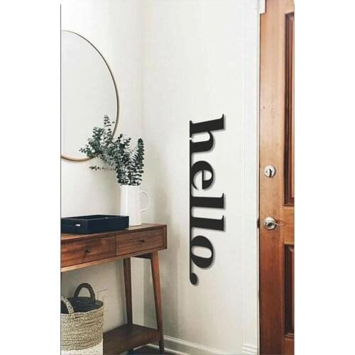 Hello Wood Wall Lettering