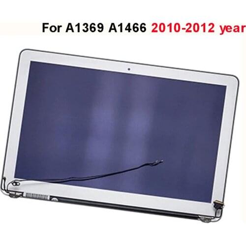100% Original New 13.3 inch Laptop LCD Screen Full Display Assembly For 13" A1369 Late 2010 Mid 2011 A1466 Mid 2012