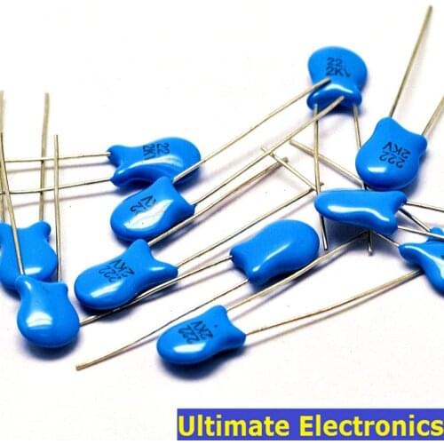 200pcs 2.2nF 222 2KV 2200pF 2000V High Voltage Ceramic Disc Capacitor