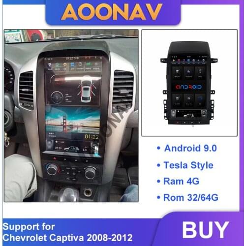 13.6 inch car radio DVD player for Chevrolet Captiva 2008-2012 multimedia stereo player 2din Android Tesla style GPS navigation