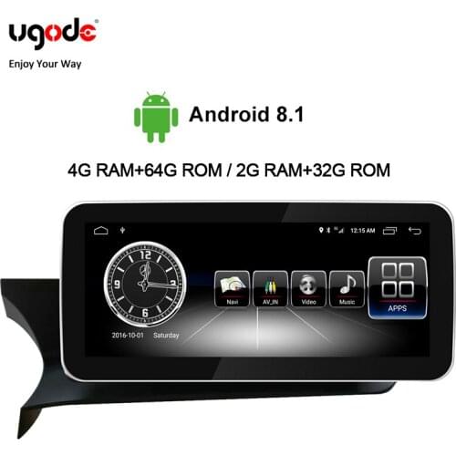 Ugode Car Multimedia Player Radio 10.25 Inches Autoradio Screen Monitor W204 C Class GPS Navigation Bluetooth For Benz C